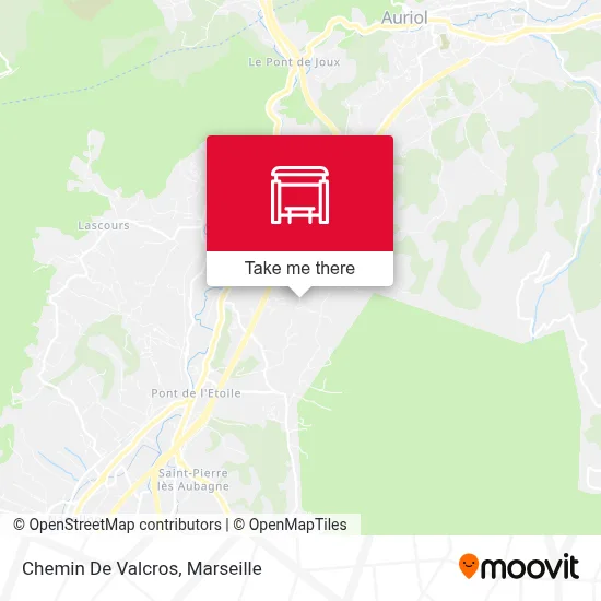 Chemin De Valcros map