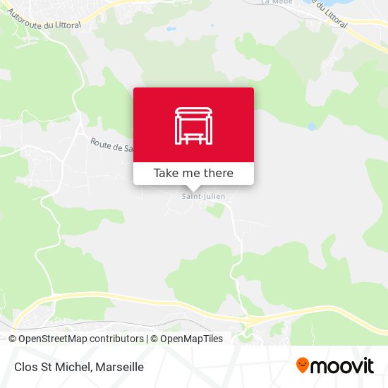 Clos St Michel map