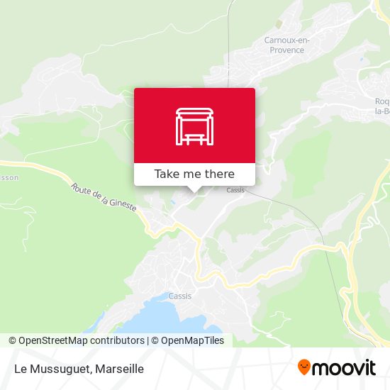 Le Mussuguet map