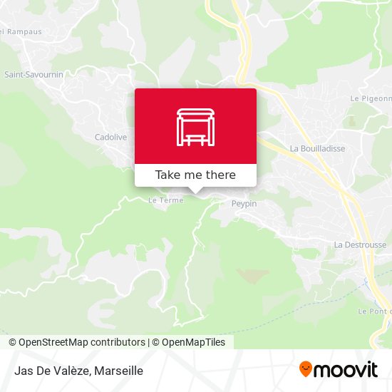 Jas De Valèze map