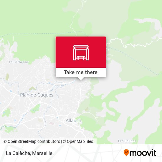 La Calèche map
