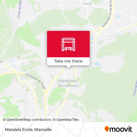 Mandela Ecole map