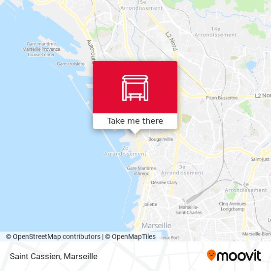 Saint Cassien map