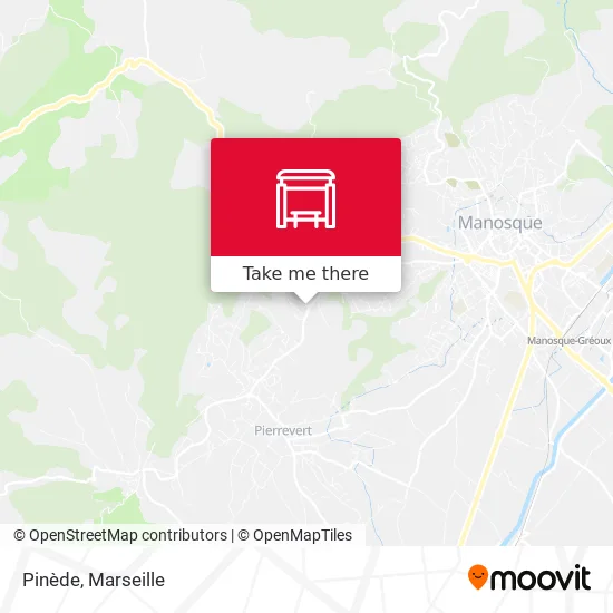 Pinède map