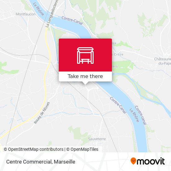 Centre Commercial map