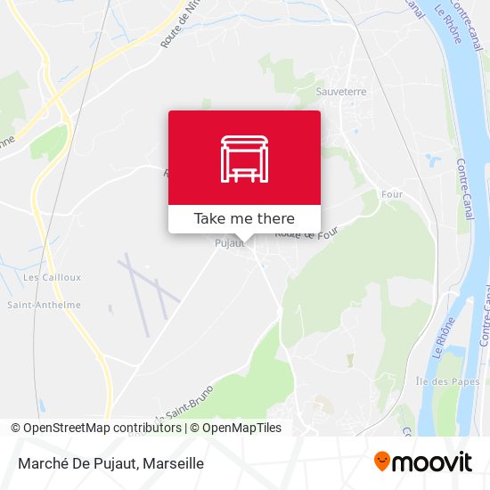 Marché De Pujaut map
