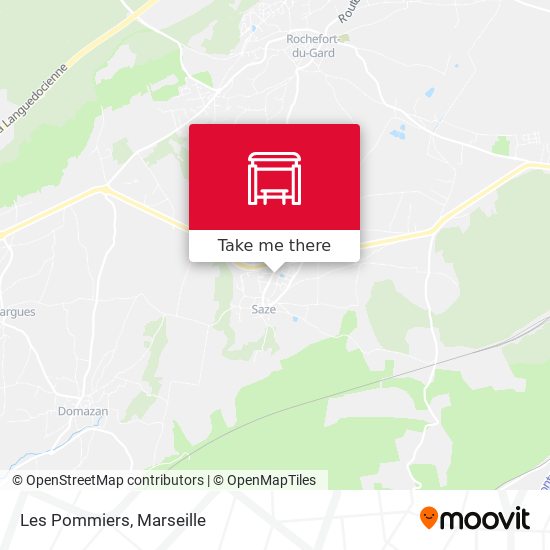 Les Pommiers map