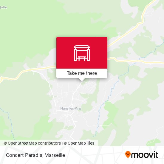 Concert Paradis map