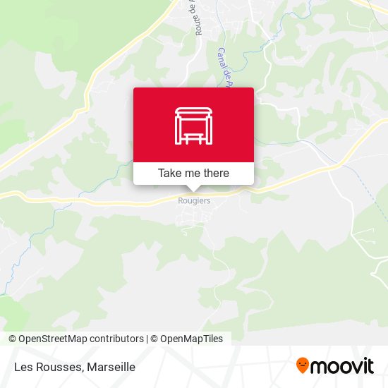 Les Rousses map