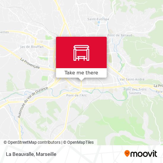La Beauvalle map