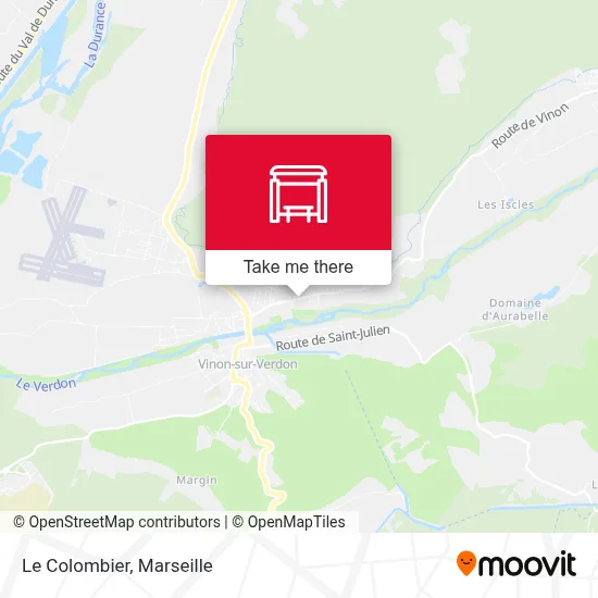 Le Colombier map