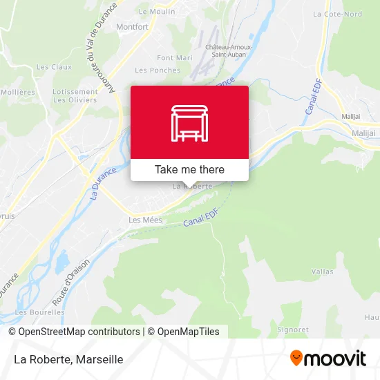 La Roberte map