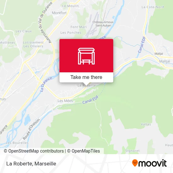 La Roberte map