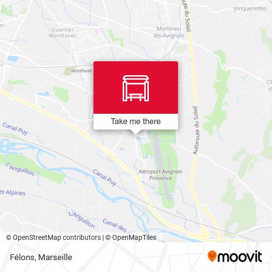 Félons map