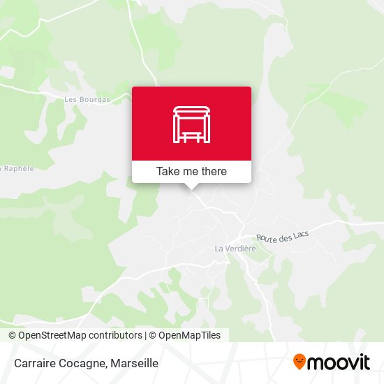 Carraire Cocagne map
