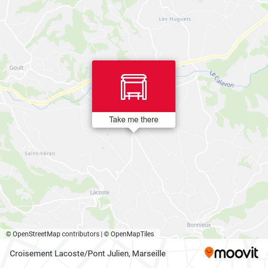 Croisement Lacoste/Pont Julien map