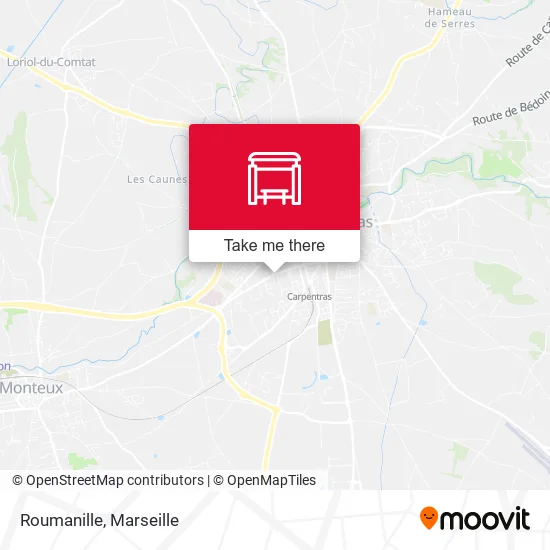Roumanille map