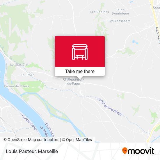 Louis Pasteur map