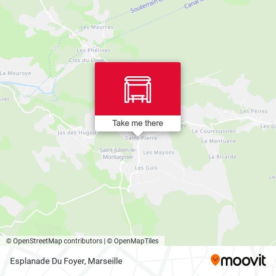 Esplanade Du Foyer map