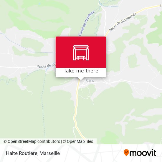 Halte Routiere map