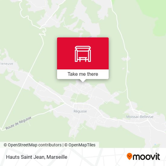Hauts Saint Jean map