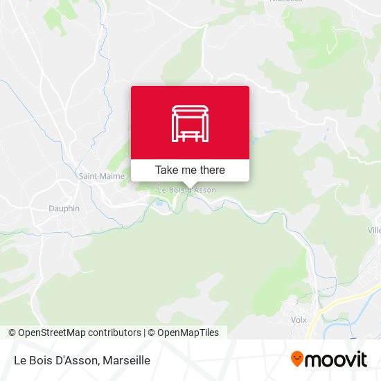 Le Bois D'Asson map