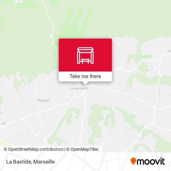 La Bastide map