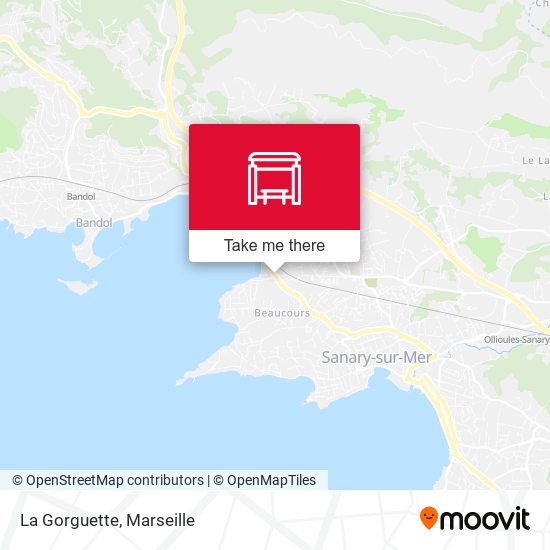 Mapa La Gorguette