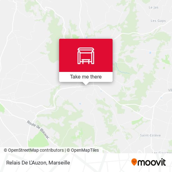 Relais De L'Auzon map