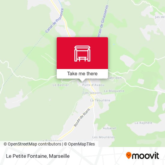 Le Petite Fontaine map