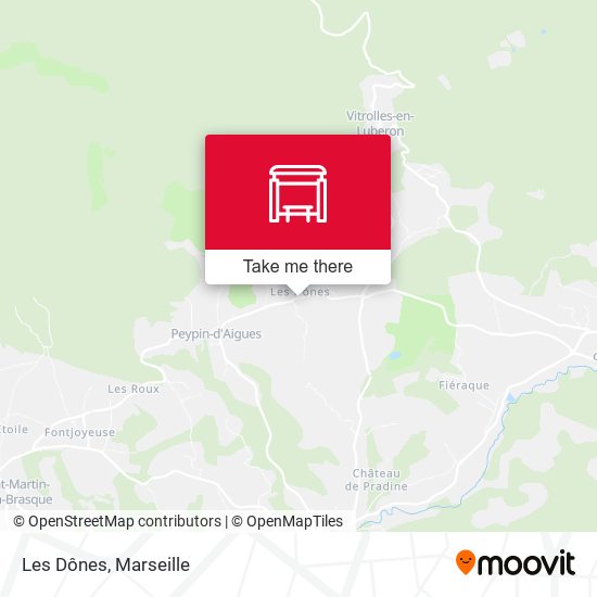 Les Dônes map