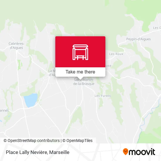 Place Lally Nevière map