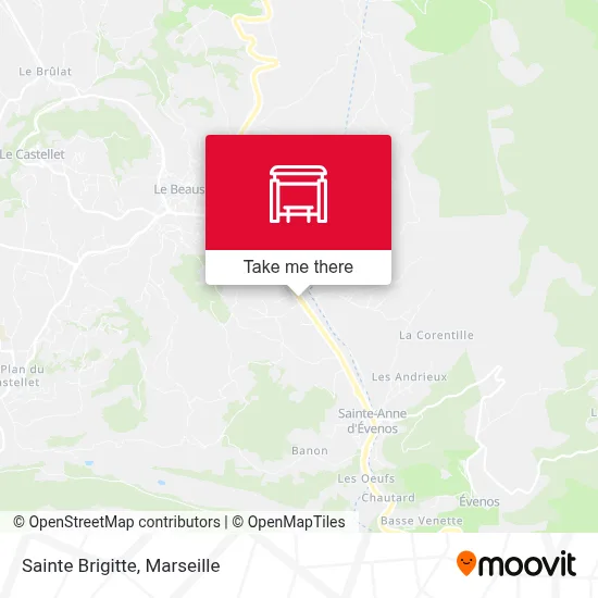 Sainte Brigitte map