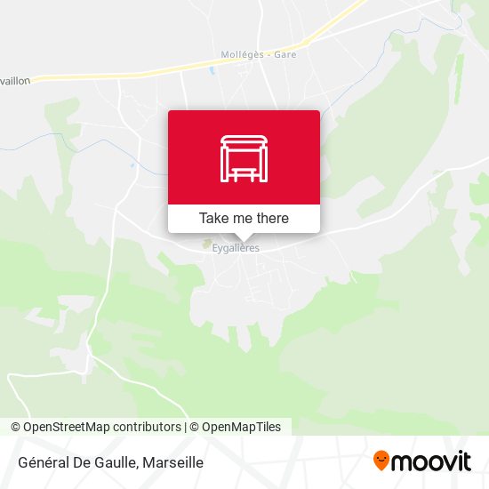 Général De Gaulle map