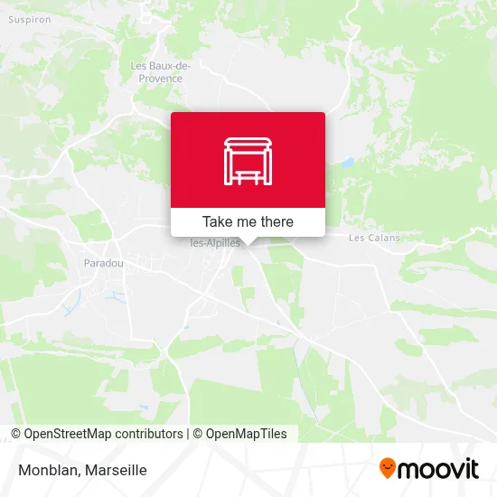 Monblan map