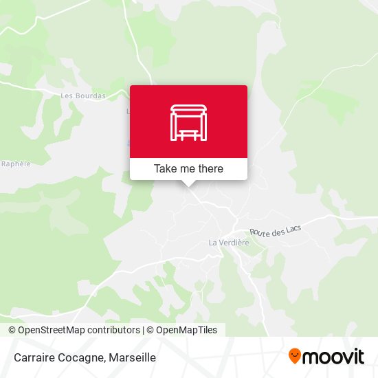Carraire Cocagne map