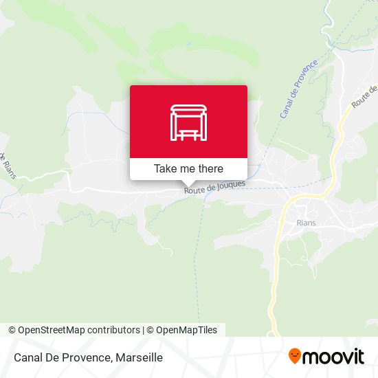 Canal De Provence map