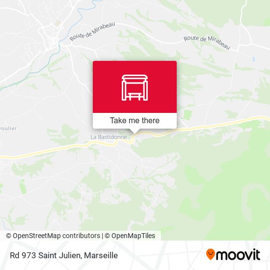 Rd 973 Saint Julien map