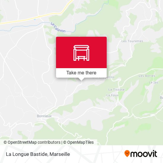 La Longue Bastide map