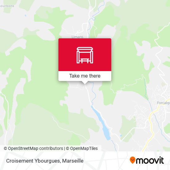 Croisement Ybourgues map