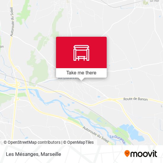 Les Mésanges map