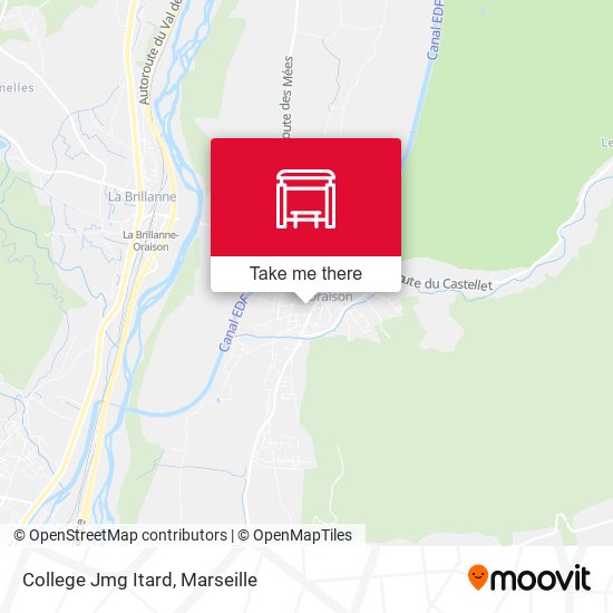 College Jmg Itard map