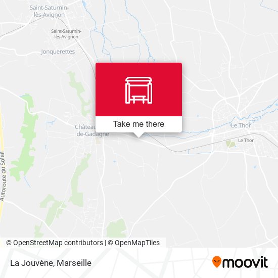 La Jouvène map