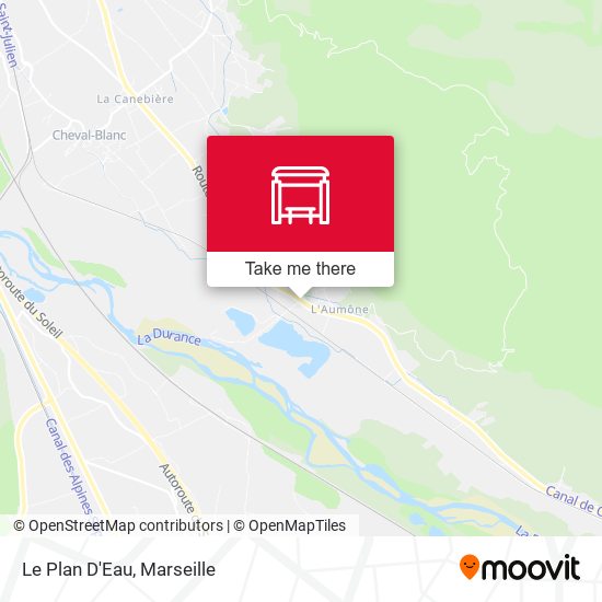 Le Plan D'Eau map
