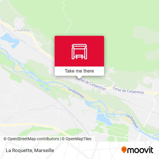 La Roquette map