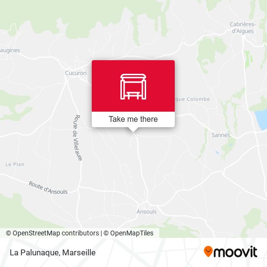 La Palunaque map