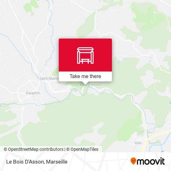 Le Bois D'Asson map