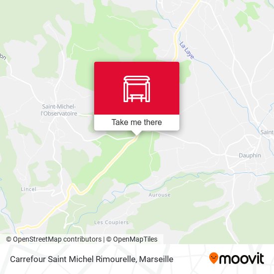 Carrefour Saint Michel Rimourelle map