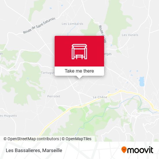 Les Bassalieres map