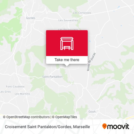Croisement Saint Pantaléon / Gordes map